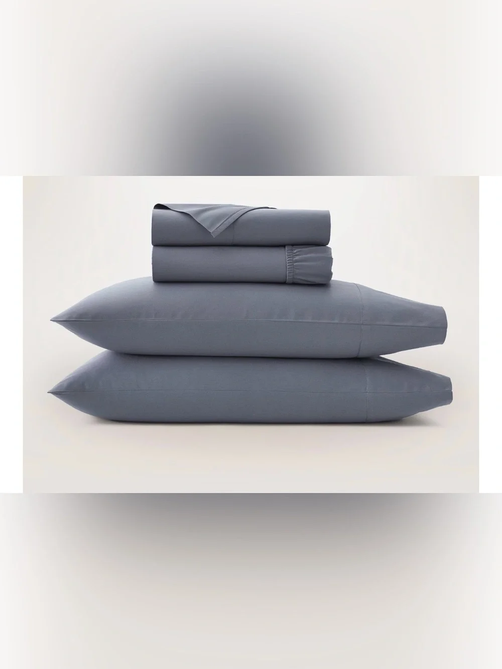 NWT Boll & Branch Signature Hemmed Sheet Set color is mineral